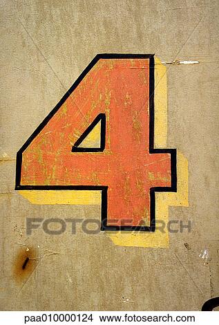 4 text, painted View Large Photo Image Picture - 4 text, painted. Fotosearch