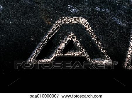 Stock Photo - A, text, outlined. Fotosearch