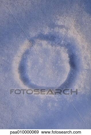 O, text, in snow. View Large Photo Image Stock Photo - O, text, in snow.. Fotosearch