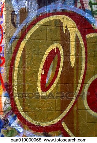 O, text, painted. View Large Photo Image Stock Photo - O, text, painted.. Fotosearch