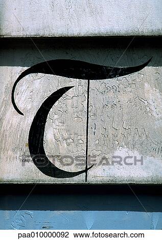 T, text, painted. View Large Photo Image Stock Image - T, text, painted.. Fotosearch