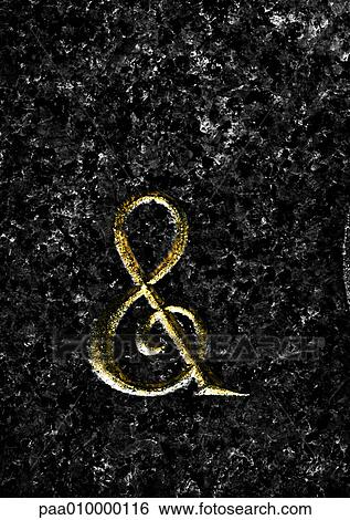 &, text, embossed. View Large Photo Image Stock Photograph - &, text, embossed.. Fotosearch