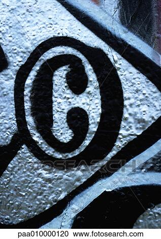 ?, text, painted. View Large Photo Image Stock Image - ?, text, painted.. Fotosearch