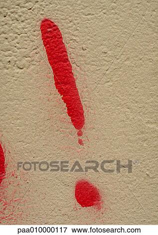 !, text, painted. View Large Photo Image Stock Photo - !, text, painted.. Fotosearch