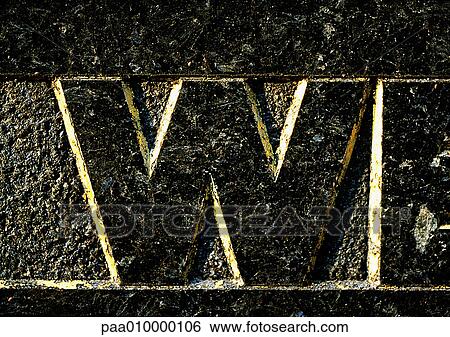 W, text, carved. View Large Photo Image Stock Photograph - W, text, carved.. Fotosearch