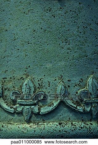 Fleur de lys sculpting on bluish surface, close-up View Large Photo Image Stock Photography - Fleur de lys sculpting on bluish surface, close-up. Fotosearch