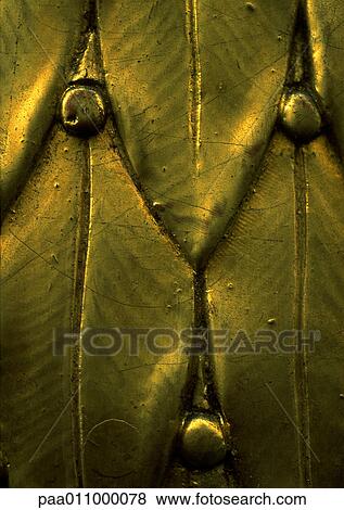 Gilded leaves, close-up View Large Photo Image Stock Photo - Gilded leaves, close-up. Fotosearch