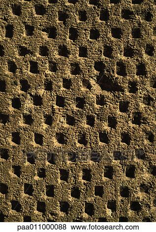 Stock Photo - Lattice work surface, close-up. Fotosearch