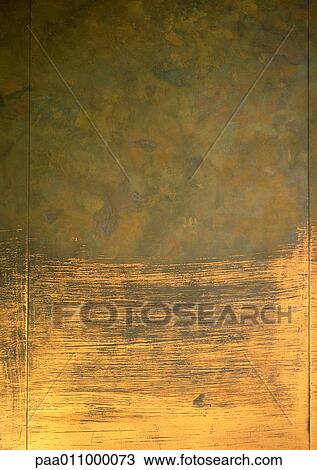 Worn gilding on surface, close-up View Large Photo Image Stock Image - Worn gilding on surface, close-up. Fotosearch