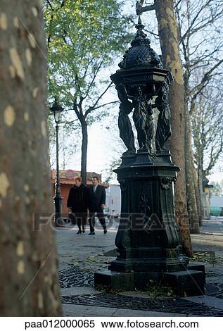 Water fountain in park View Large Photo Image Stock Photography - Water fountain in park. Fotosearch