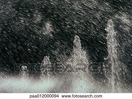 Picture - Water in fountain, close-up. Fotosearch