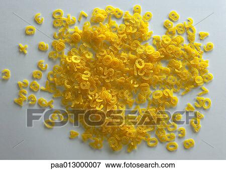 A-B-C and 1-2-3 noodles in a pile. View Large Photo Image Stock Photo - A-B-C and 1-2-3 noodles in a pile.. Fotosearch