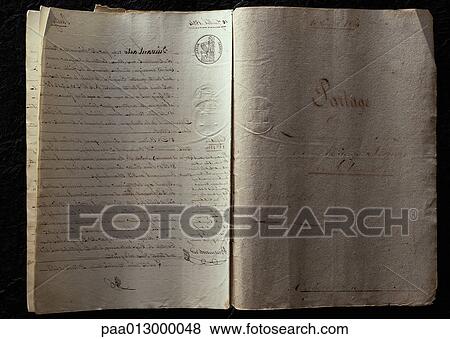 Aged documents. View Large Photo Image Stock Photo - Aged documents.. Fotosearch