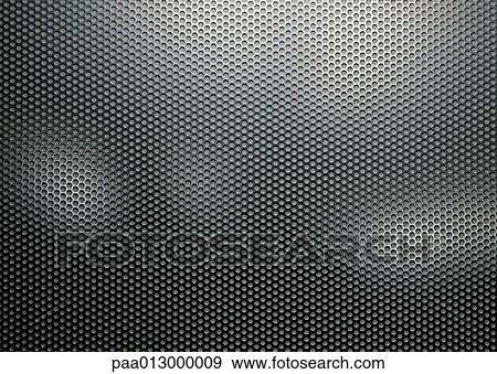 Metal sheet perforated with holes, close-up, full frame View Large Photo Image Stock Photo - Metal sheet perforated with holes, close-up, full frame. Fotosearch