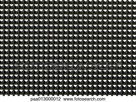 Stock Image - Patterned metal surface, close-up, full frame. Fotosearch