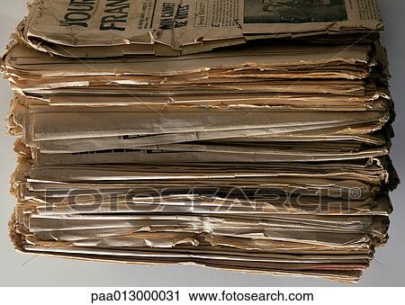 Pile of old newspaper, close-up View Large Photo Image Stock Image - Pile of old newspaper, close-up. Fotosearch