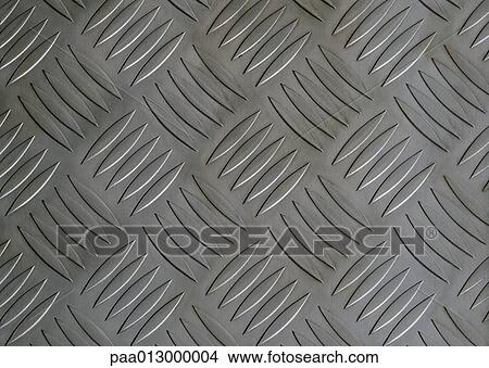 Repetitive pattern on metal plate, close-up, full frame View Large Photo Image Picture - Repetitive pattern on metal plate, close-up, full frame. Fotosearch