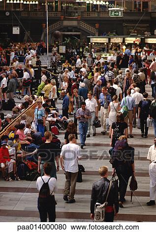 Crowd walking on steps View Large Photo Image Stock Image - Crowd walking on steps. Fotosearch