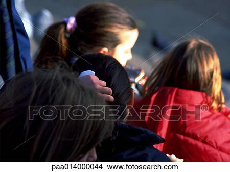 Picture - Group of children, close-up. Fotosearch