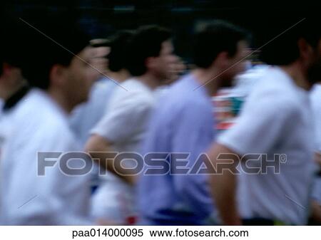 Stock Photography - People walking, blurred. Fotosearch