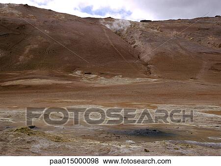 Iceland, barren landscape View Large Photo Image Stock Photo - Iceland, barren landscape. Fotosearch