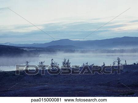 Norway, misty mountainscape View Large Photo Image Stock Image - Norway, misty mountainscape. Fotosearch