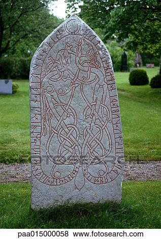 Sweden, runestone View Large Photo Image Stock Photo - Sweden, runestone. Fotosearch