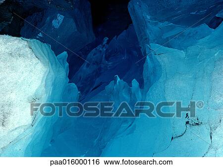 Stock Photograph - Norway, glacier, close-up. Fotosearch