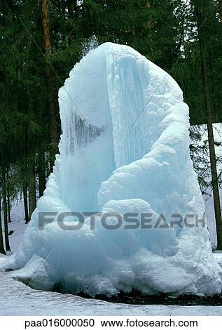 Stock Image - Sweden, icy form. Fotosearch