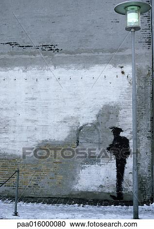 Sweden, lamppost in front of wall View Large Photo Image Stock Image - Sweden, lamppost in front of wall. Fotosearch