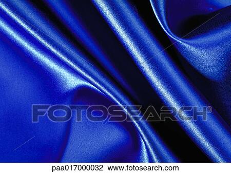 Folds in blue satin, close-up, full frame View Large Photo Image Stock Image - Folds in blue satin, close-up, full frame. Fotosearch