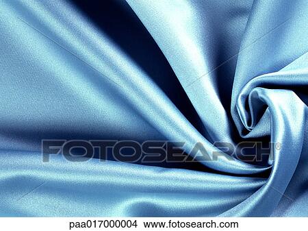 Folds in blue satin, full frame View Large Photo Image Picture - Folds in blue satin, full frame. Fotosearch