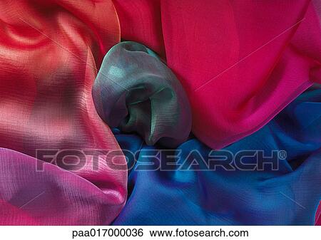 Multicolored fabrics, close-up, full frame View Large Photo Image Stock Photograph - Multicolored fabrics, close-up, full frame. Fotosearch
