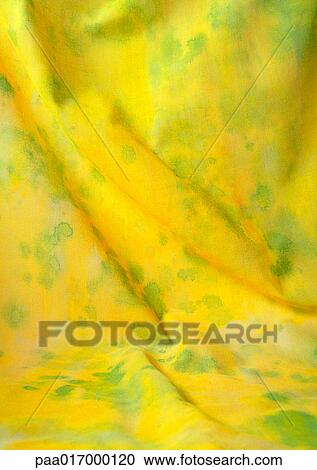 Yellow fabric with green splotches, close-up, full frame View Large Photo Image Stock Image - Yellow fabric with green splotches, close-up, full frame. Fotosearch