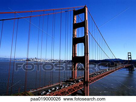 USA, California, San Francisco, Golden Gate bridge. View Large Photo Image Stock Photograph - USA, California, San Francisco, Golden Gate bridge.. Fotosearch