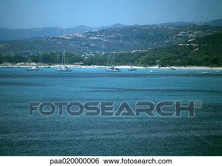 Corsica, seascape View Large Photo Image Stock Photograph - Corsica, seascape. Fotosearch