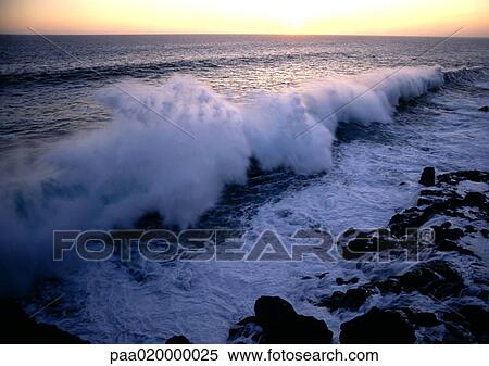 Wave crashing View Large Photo Image Stock Photography - Wave crashing. Fotosearch