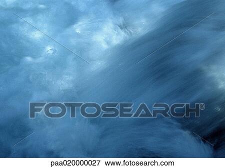 Stock Photo - Waves crashing, close-up. Fotosearch
