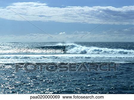 Stock Photo - Waves in sea. Fotosearch