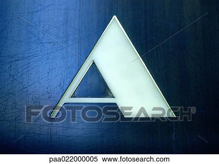 Stock Photography - A, text, painted.. Fotosearch