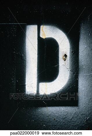 D, text, painted. View Large Photo Image Stock Photo - D, text, painted.. Fotosearch