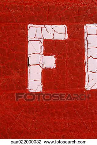 F, text, painted. View Large Photo Image Stock Image - F, text, painted.. Fotosearch