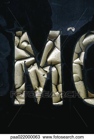 M, text, painted. View Large Photo Image Stock Image - M, text, painted.. Fotosearch