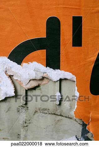 Stock Photo - Part of "d", text, printed. Fotosearch
