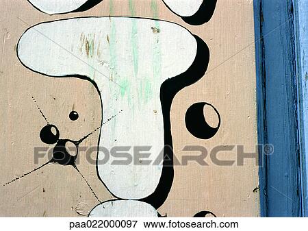 T, text, painted. View Large Photo Image Stock Photo - T, text, painted.. Fotosearch