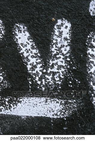 Stock Photo - V, text, written.. Fotosearch