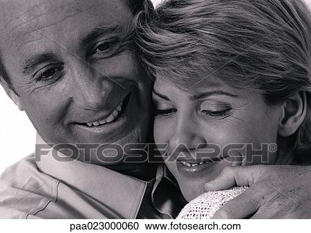Couple hugging, black and white. View Large Photo Image Stock Image - Couple hugging, black and white.. Fotosearch