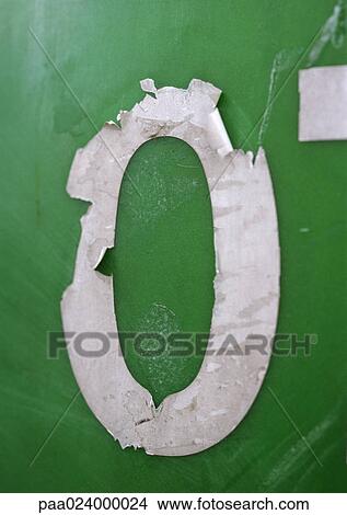 Picture - 0 text flaking away. Fotosearch