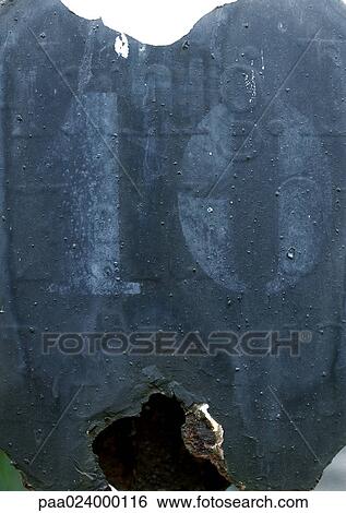 Stock Photograph - 10 text, stenciled faintly. Fotosearch