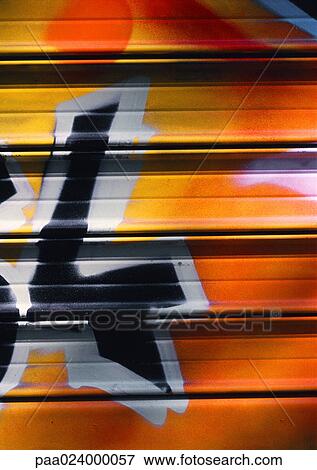 Stock Photo - 4 text, graffiti. Fotosearch